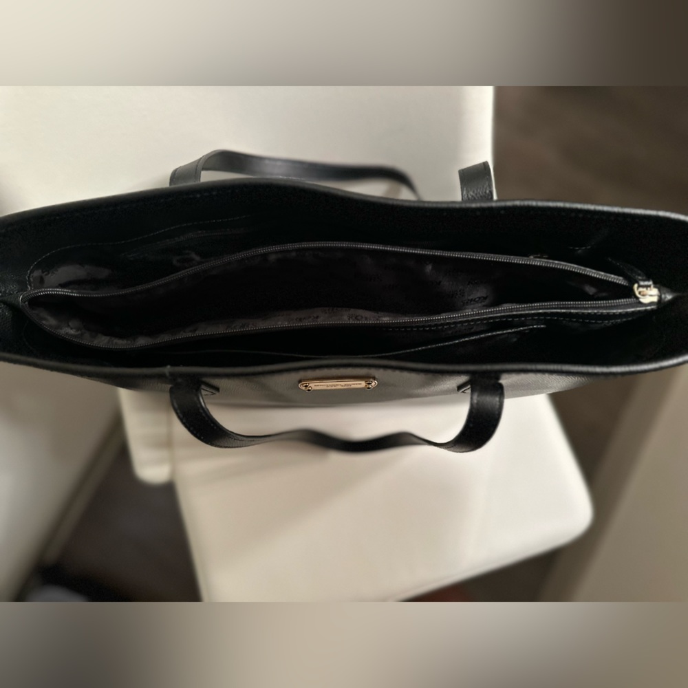 Michael Kors Black Leather Tote - Picture 6 of 6